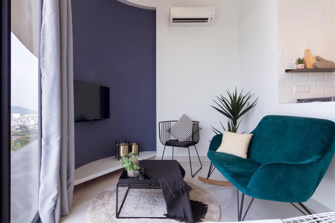 Arte Serviced Apartment @ Penang Gelugor Exteriör bild