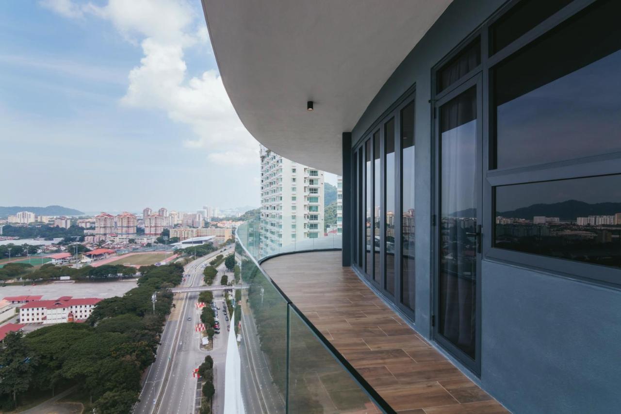 Arte Serviced Apartment @ Penang Gelugor Exteriör bild