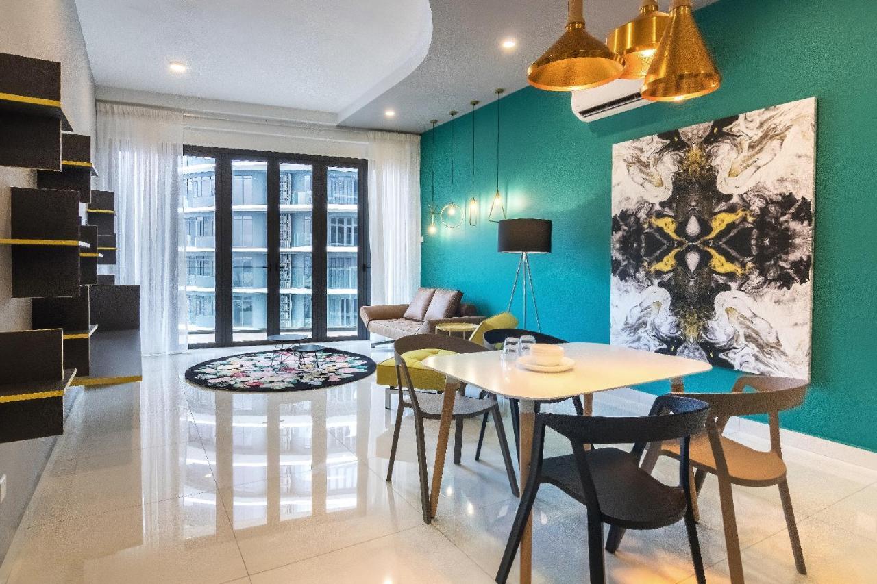 Arte Serviced Apartment @ Penang Gelugor Exteriör bild